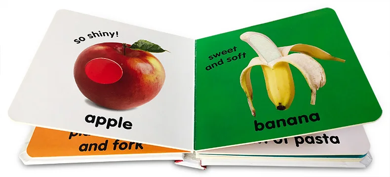 

Baby Touch and Feel:Mealtime Original English Picture Book Children's story Book
