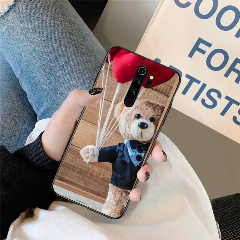 HPCHCJHM Teddy Me To You Bear Bling Cute чехол для телефона Redmi Note 8 8A 8T 7 6 6A 5 5A 4 4X 4A Go Pro|Бамперы| |