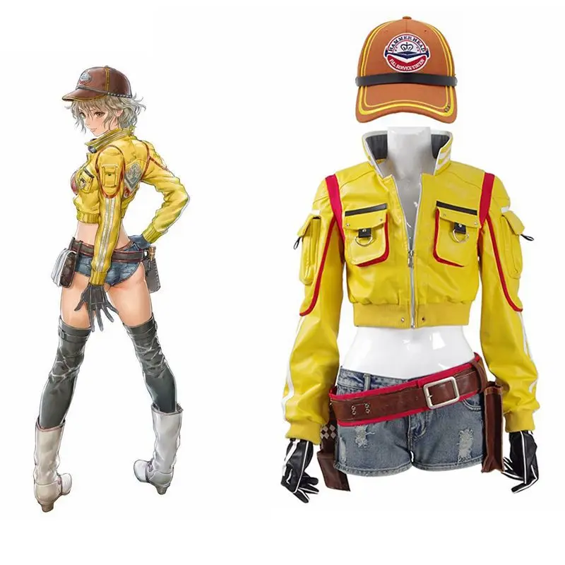 

High-Q Unisex Anime Cosplay Final Fantasy XV FF15 FFXV Cindy Aurum Cid Daily Cosplay Costumes Uniform Suits Sets