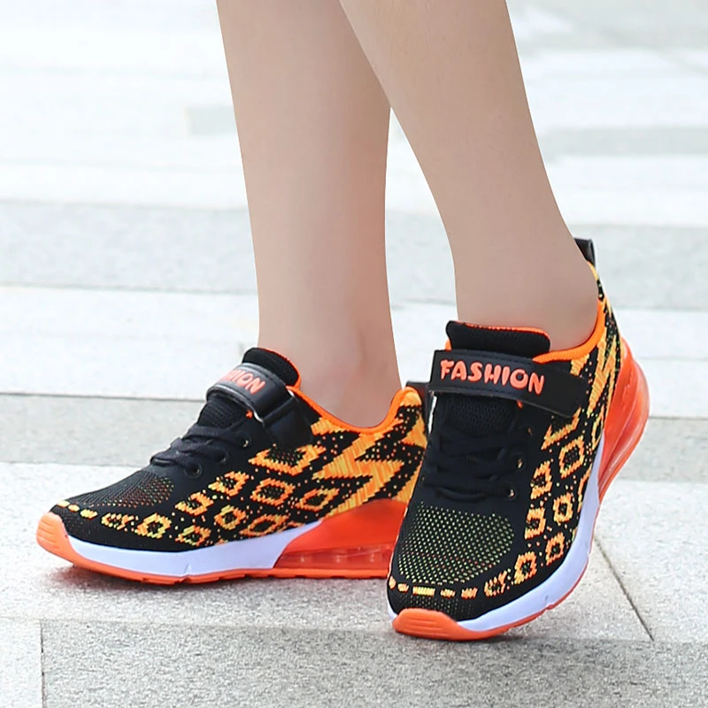 Brand Kids Sneakers Breathable Girls Running Shoes New Style Children's Shoes Air Cushion Basket Enfant Boys Sport Shoes