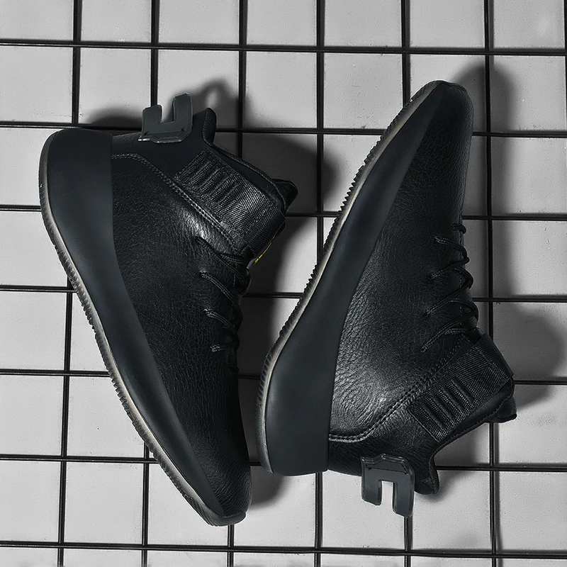 Мужские кроссовки кожаные спортивные уличные для фитнеса тренировок бега