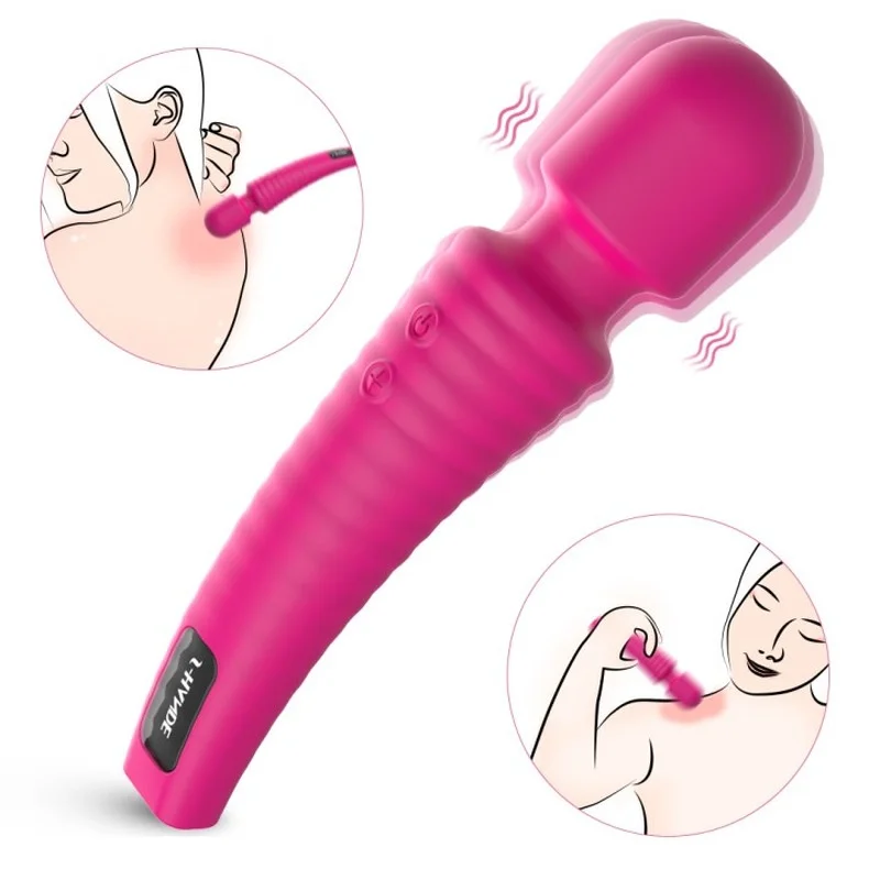 

Mini Waterproof Handheld Vibration Cordless Wand Massager for Neck Shoulder Back Body Massage Gun