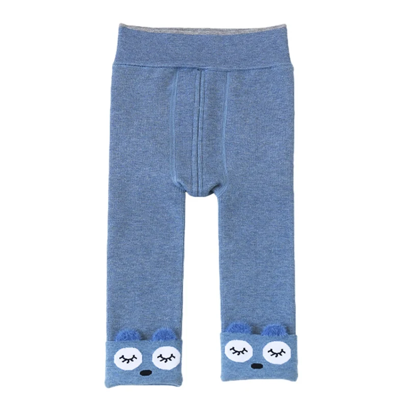 

Baby Tights Leggings For Girls Boy Kids Autumn Winter Velvet Thickened Pantyhose Cartoon Knee High Socks Toddler Cute Pants