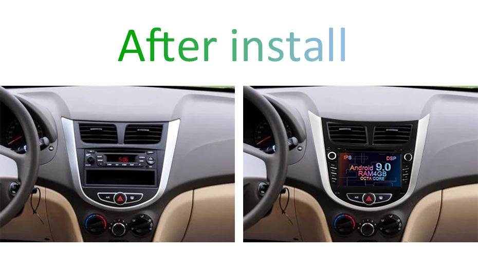 4G+ 64G 8 CORE 2 Din Android 9,0 автомобильный dvd мультимедийный плеер gps для hyundai Solaris Verna Accent 2010- автомобильный Радио obd2 dvr wifi