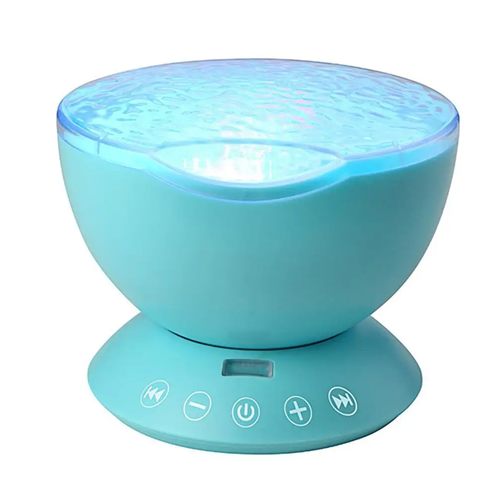 7 Красочный светильник морской волны ночник s музыкальный проигрыватель спальня
