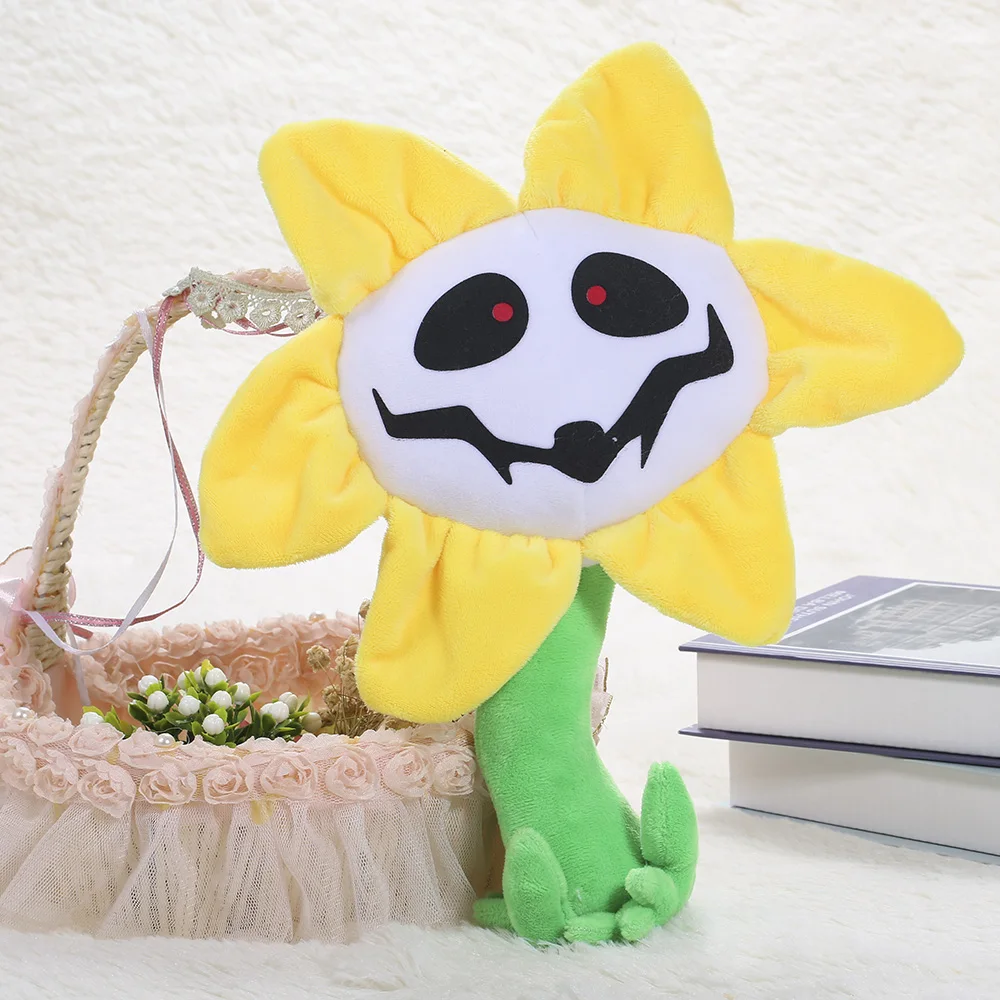 Плюшевые игрушки Undertale фигурка рыбы сестры подсолнуха Санс и папирус детский