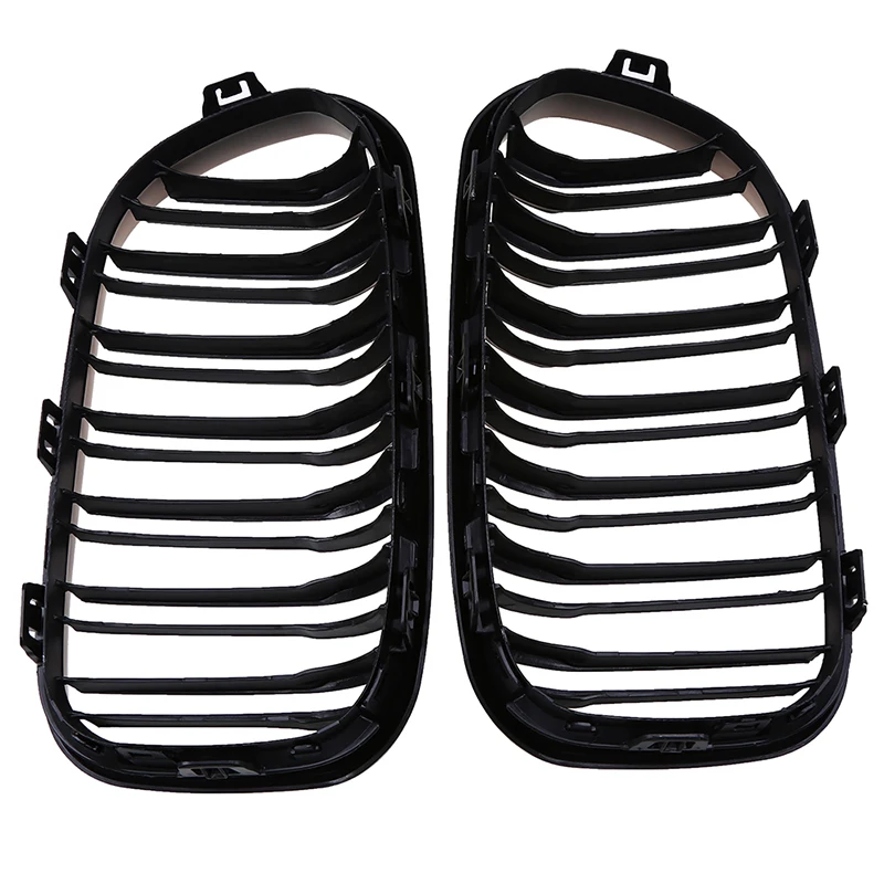 POSSBAY матовая черная двойная линия решетка передний бампер грили для BMW 1 серии F21