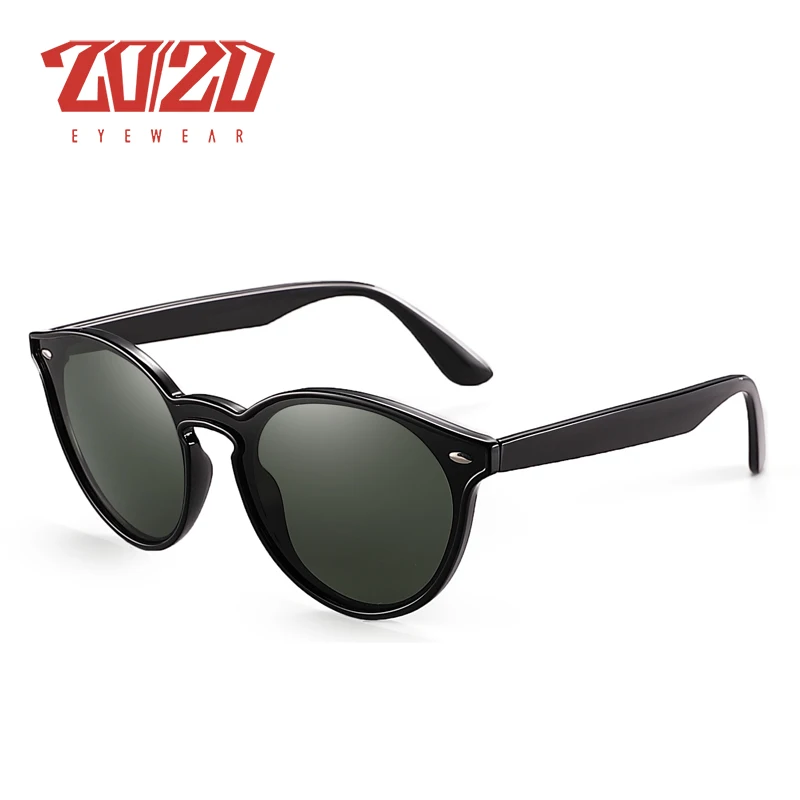 20/20 Марка Классические Круглые Поляризованные Солнцезащитные Очки Мужчины За