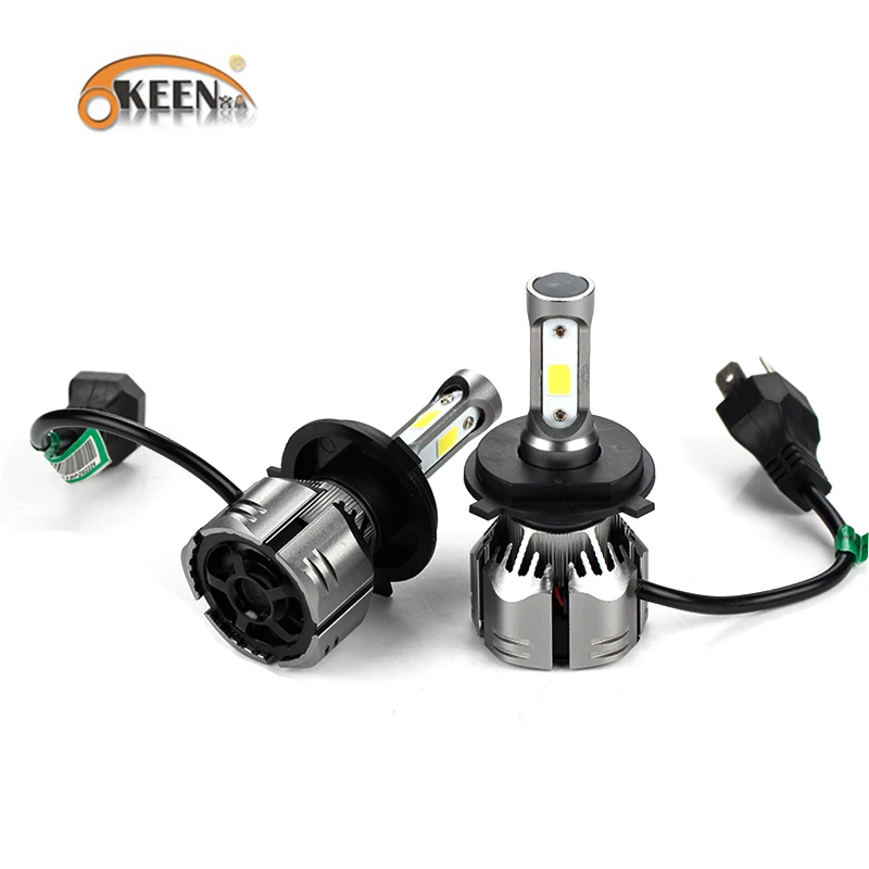 OKEEN H1 H7 H4 LED H8 H11 HB3 9005 HB4 9006 8 сторонний 3D светодиодный головной свет s Mini 13500LM