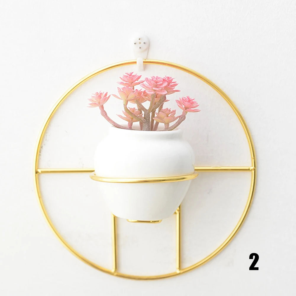 Горячий керамический цветочный горшок настенные горшки для влагозапасающего