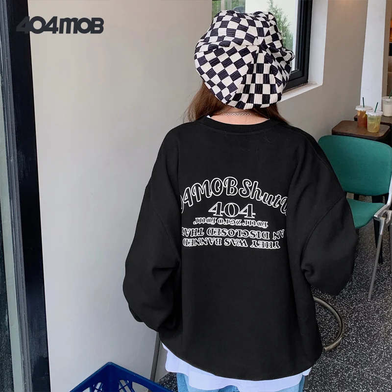 Толстовка уличный Универсальный свитер с круглым вырезом Мужская и Женская