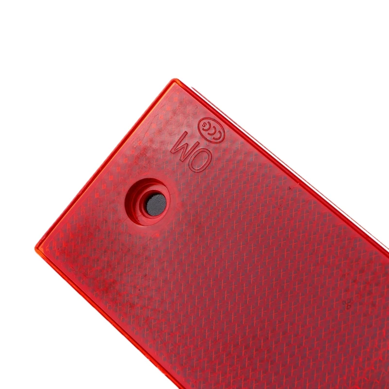 

2pcs Plastic Reflector Reflective Warning Plate Stickers Sign Sheeting Car Truck