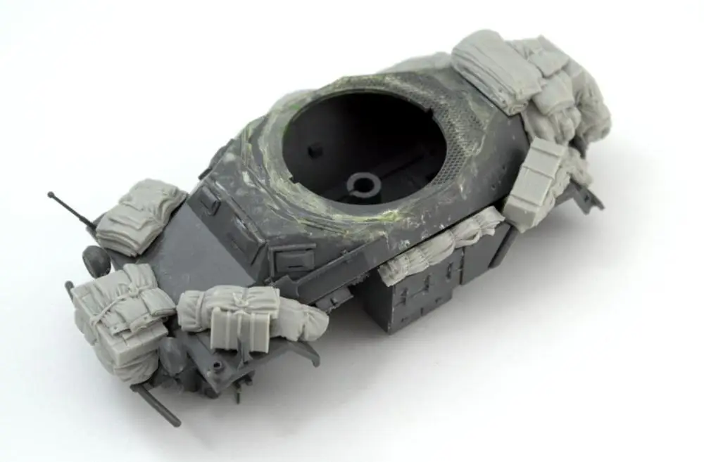 1/35 набор моделей фигурок из смолы разобранный Неокрашенный // B149 (без