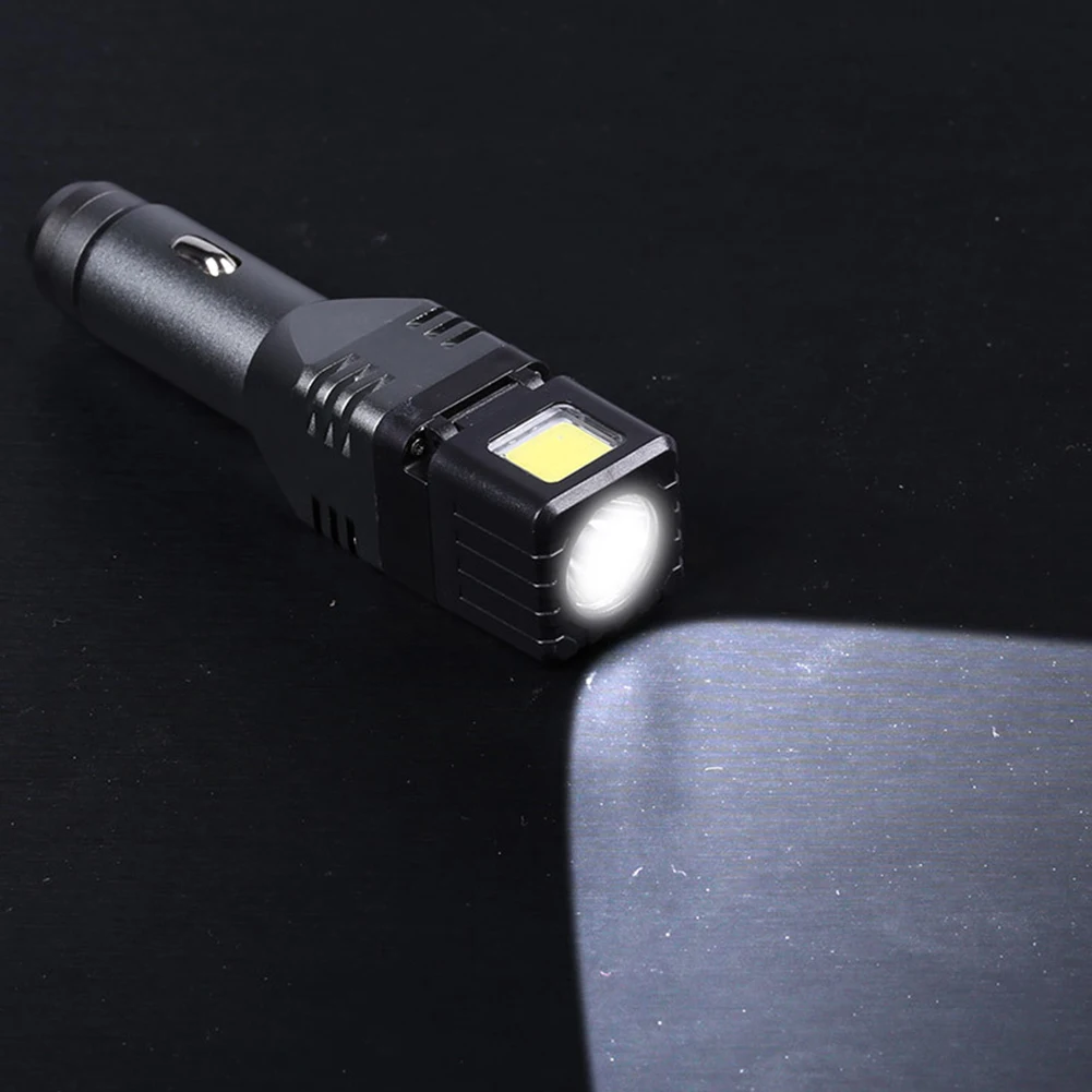 

СВЕТОДИОДНЫЙ Автомобильный фонарик из алюминиевого сплава, портативный магнитный перезаряжаемый уличный суперъяркий фонарь, освещение, о...