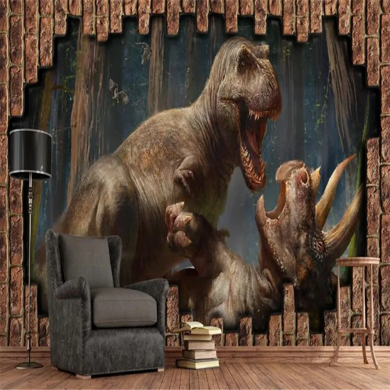 

Пользовательские 3D обои Milofi, Мура, динозавр, война, тема, фон, обои, роспись