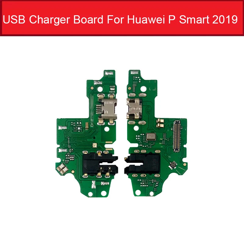 Плата для зарядного устройства USB для huawei P Smart+ Chargring USB Jack Нижняя плата для huawei Honor 10 Lite запасные части для ремонта
