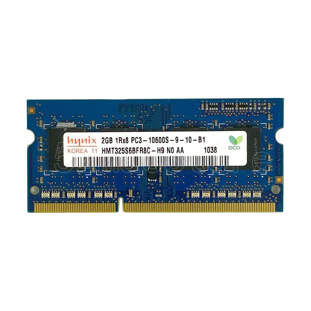 Память 2 Гб ddr3 sdram (синхронное динамическое ОЗУ) pc3-10600 1333 МГц hmt325s6bfr8c-h9 A1286 A1278 A1297