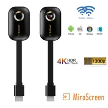 4K TV Stick G9 Plus 2.4G/5G Miracast Wireless DLNA AirPlay Mirascreen Display Mirror Receiver TV Dongle For IOS Android