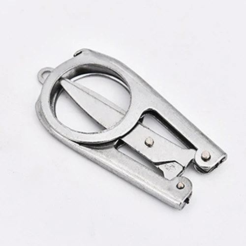 1PC Folding Sharp Trimming Sewing Scissors Nippers V Shape Clippers Yarn Stainless Steel Embroidery Craft Tailor | Дом и сад