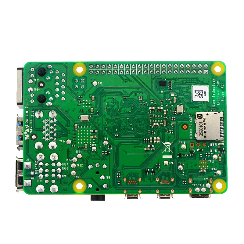 Оригинальная материнская плата Raspberry Pi 4 Model B 2 ГБ 8 Гб ОЗУ и телефон Wi-Fi Bluetooth 5 0 ядра