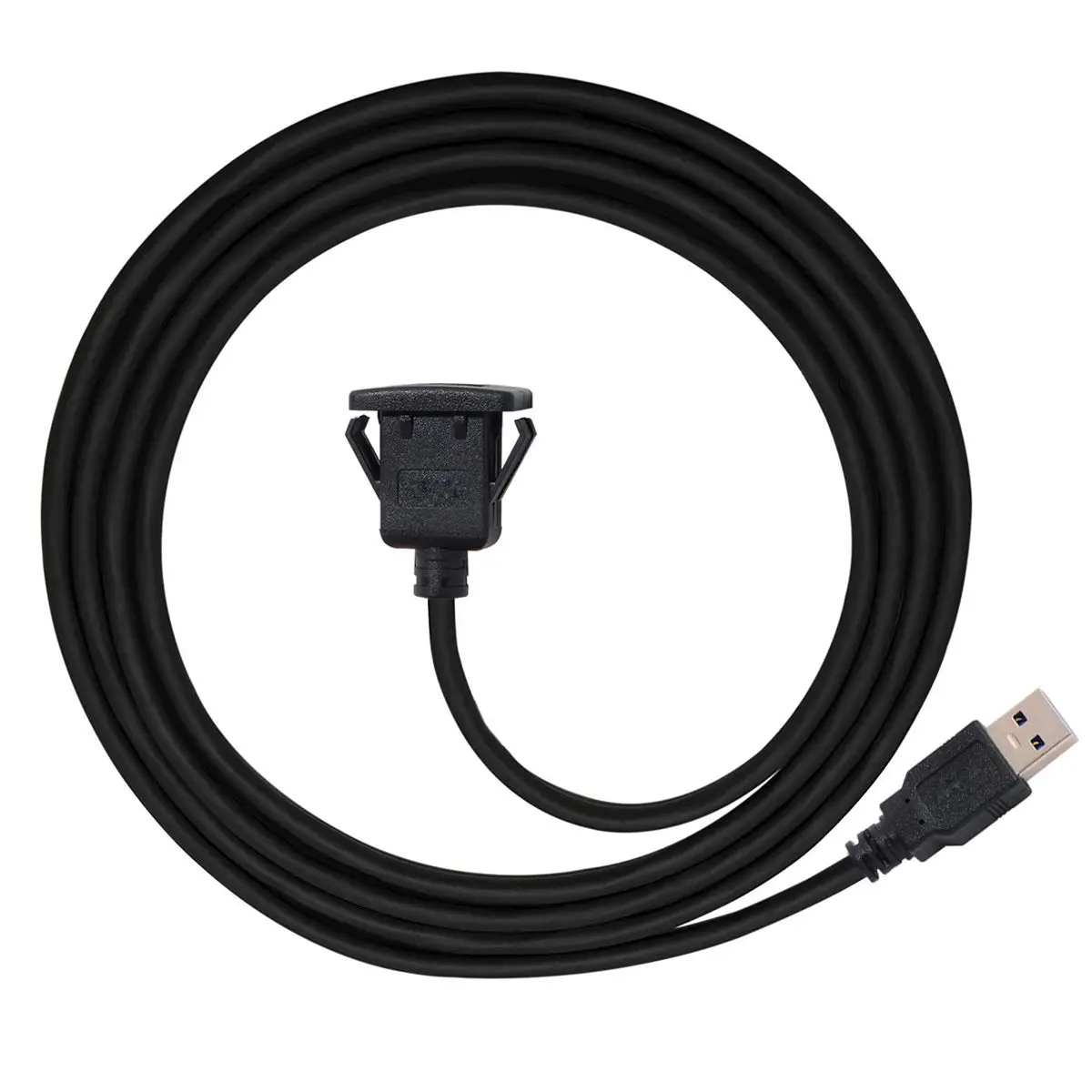 CYDZ 1 м водонепроницаемый один Удлинитель USB 2 0 с защелкой Автомобильный Кабель AUX