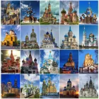 Алмазная картина сделай сам, религиозная Православная Церковь, Ландшафтная архитектура, Алмазная мозаика, вышивка крестиком, наборы для домашнего декора