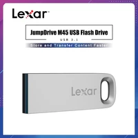 lexar jumpdrive m45 usb 3 1 flash drive 32gb 128gb up to 100mbs high speed pen drive 64gb metal pendrive memory stick u disk
