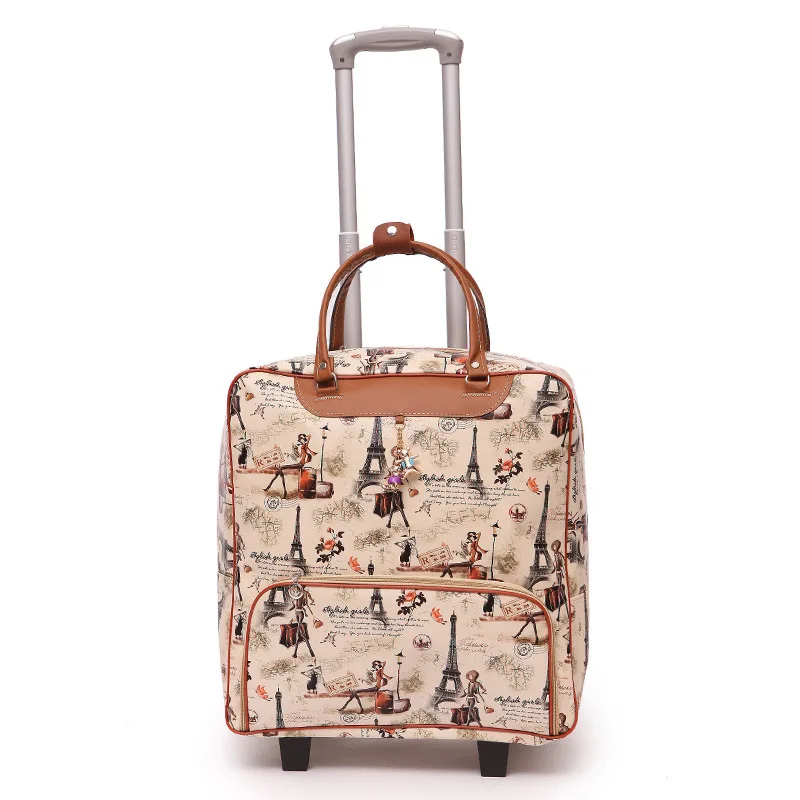 Сумка на колесиках деловая Женская дорожная сумка короткое расстояние