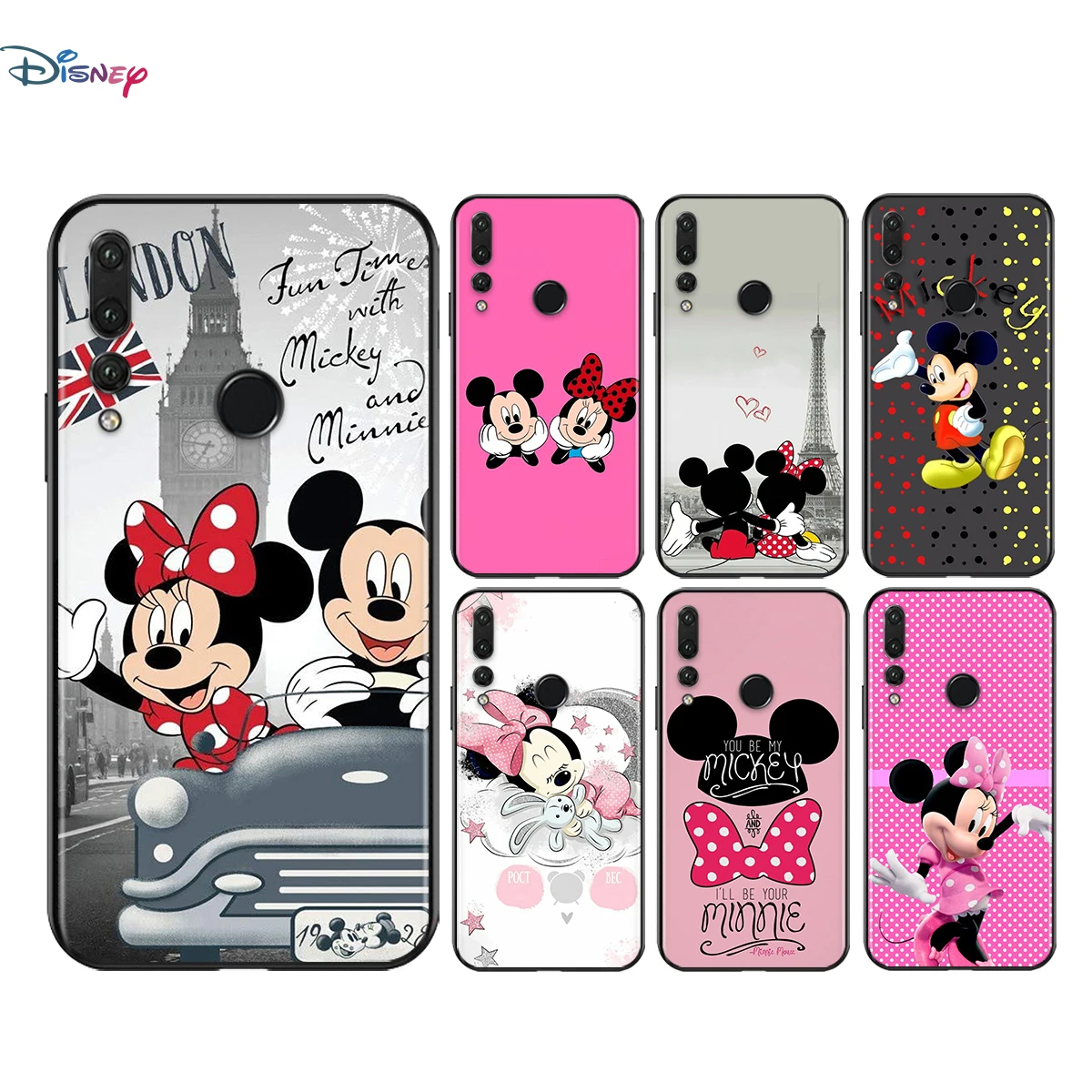 

Silicone Cover Minnie Mickey Mickey Mouse For Huawei Honor 9 X 9N 8S 8C 8X 8 A V9 7S 7A 7C Pro lite Prime Play 3E Phone Case