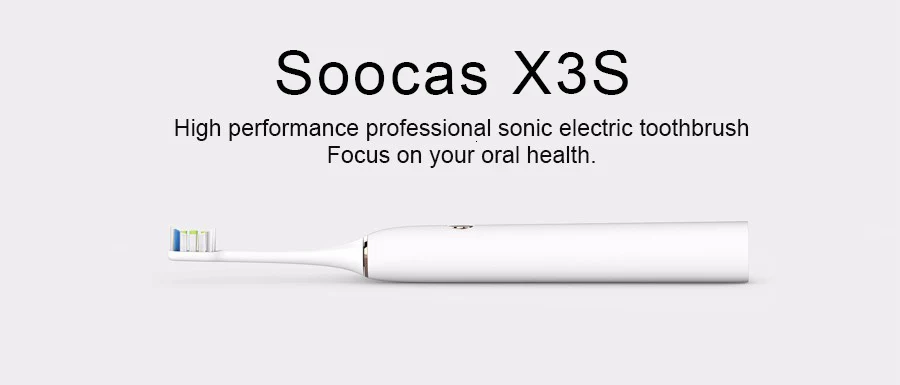 Xiaomi Mijia sonic электрическая зубная щетка Soocas X3 обновленная Водонепроницаемая ультра звуковая автоматическая зубная щетка Usb перезаряжаемая
