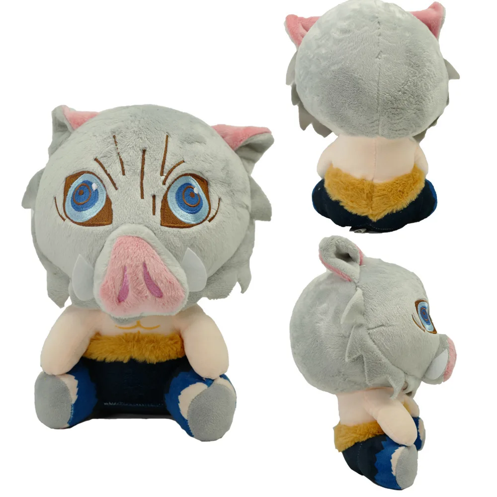 

Anime Demon Slayer Figure Kamado Tanjirou Nezuko Action Figures Model Zenitsu Figurine Inosuke Kimetsu No Yaiba Plush Toy