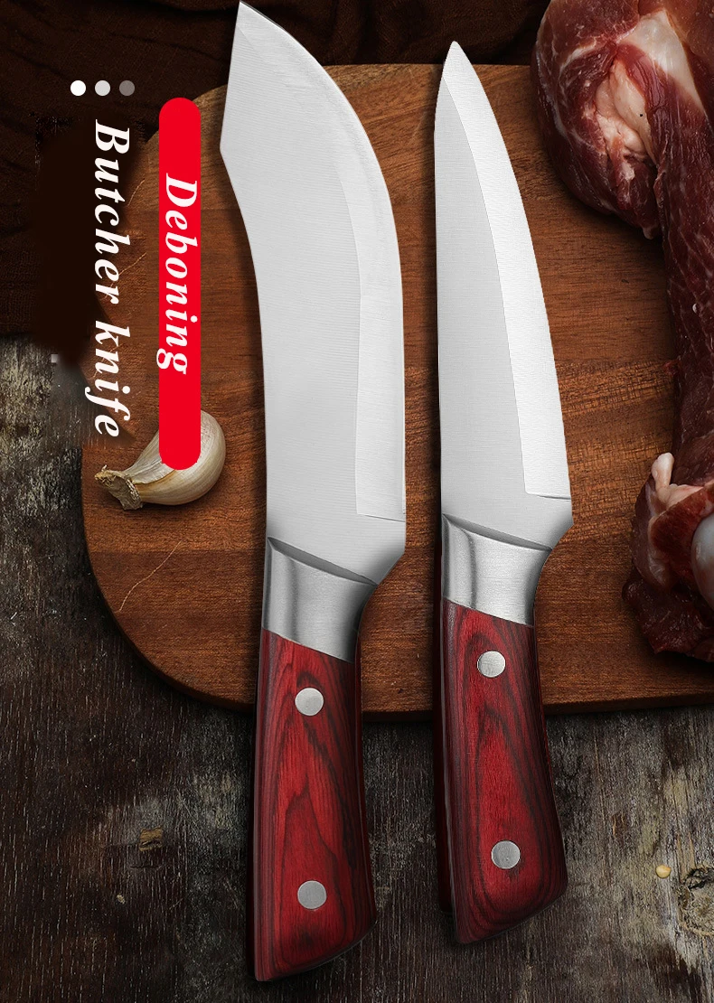 

Kitchen Knives Set Stainless Steel Fish Knife Butcher Cooking Tool Meat Cleaver Knife Boning Knives Chef Knives