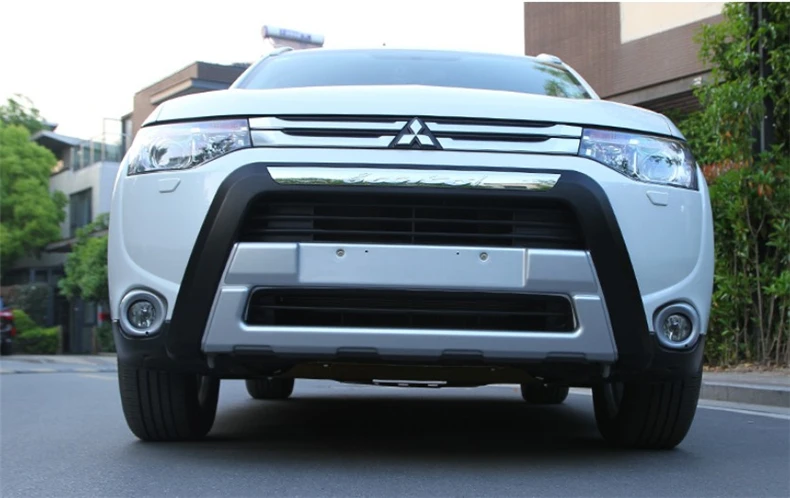 Для автомобильного бампера для Mitsubishi Outlander 2013. бампер высокого качества ABS передний+ задний авто аксессуары
