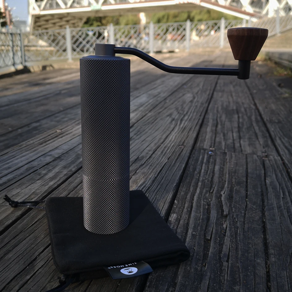 TIMEMORE Store-molinillo de caf&eacute; Slim Plus, para rebaba manual, versi&oacute;n actualizada, f&aacute;cil de moler-3