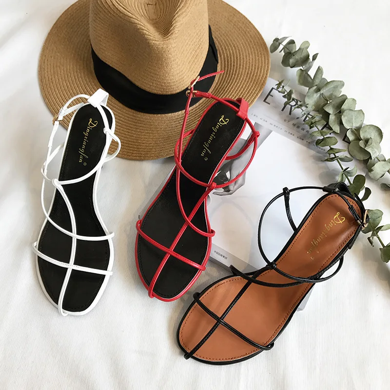 Fashion Women Sandals Narrow Band Classic High Heels Stiletto Open Toe Thin Heel Shoes Summer Women's | Обувь
