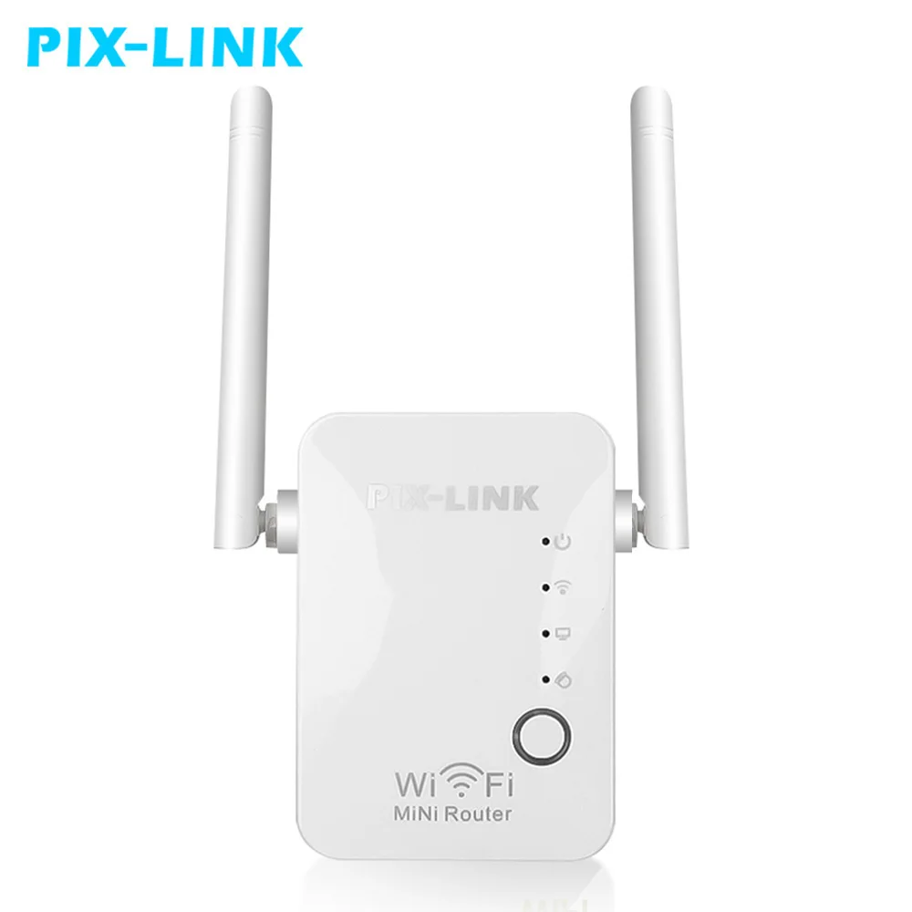 Беспроводной мини маршрутизатор PIXLINK усилитель сигнала Wi Fi 2 4 ГГц|Беспроводные