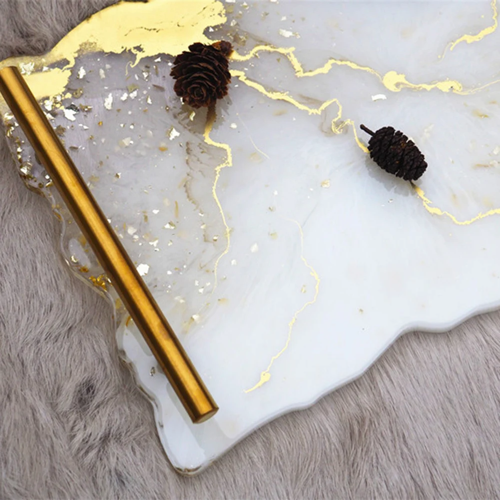 

Epoxy Resin Silicone Molds Square Art Resin Art Molds Irregular Edges, 11.8"x7.5"