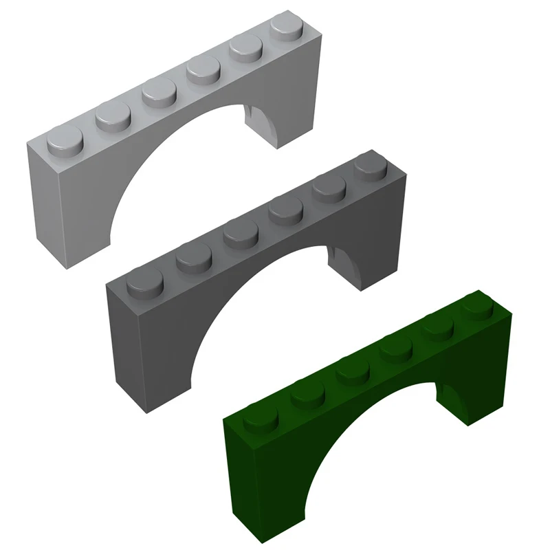 Конструктор свод 1x6x2 мост вид города украшение Moc развивающие креативные игрушки