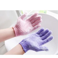 gloves body brush take a shower in 1 minute exfoliating scrub foot scrubber cath sponge high elastic five finger bath towel