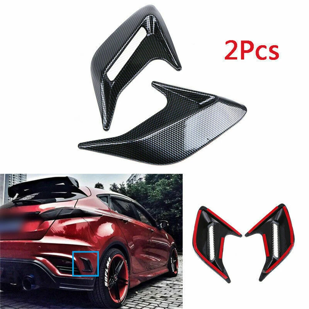 

Car Modification Parts Fake Side Vent Fender Decoration Car Stickers Carbon Fiber Body Trim