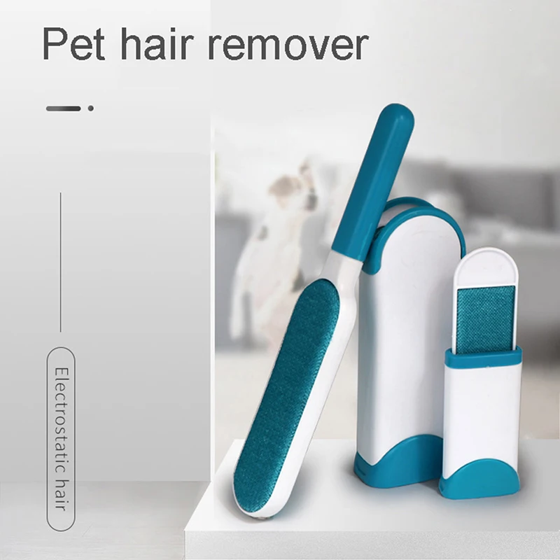 Портативная Волшебная щетка для чистки многоразовая самоочищающаяся шерсти
