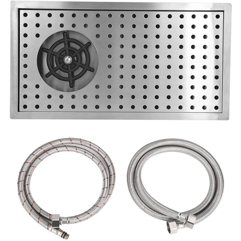 

Glass Rinser for Kitchen Sinks, Stainless Steel Automatic Cup Washer Machine, Kitchen Sink Accessories, Bar Glass Rinser