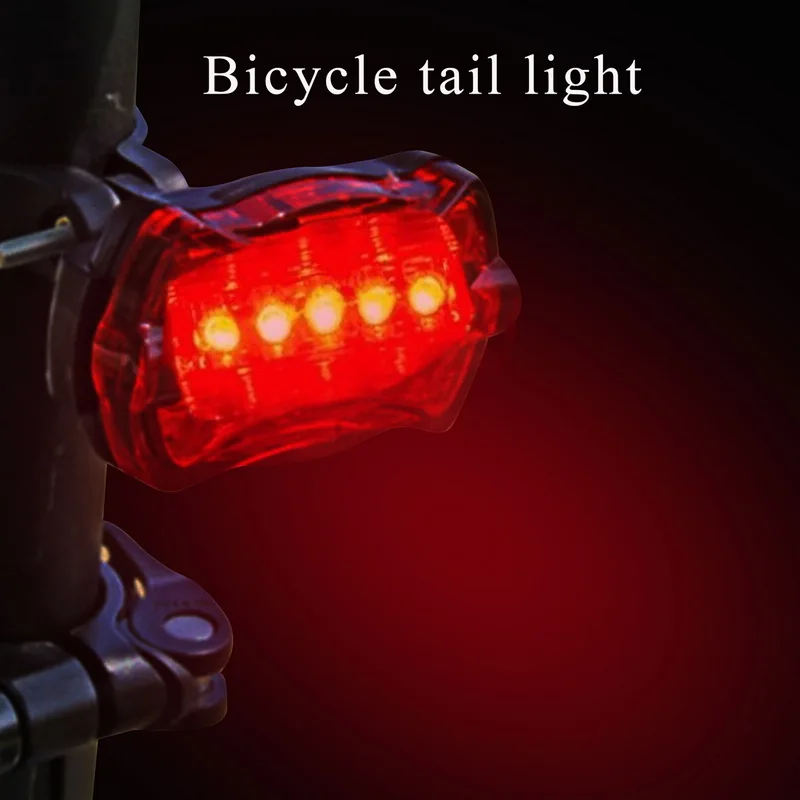 Светодиодный Водонепроницаемый хвост светильник задний фонарь для велосипеда с