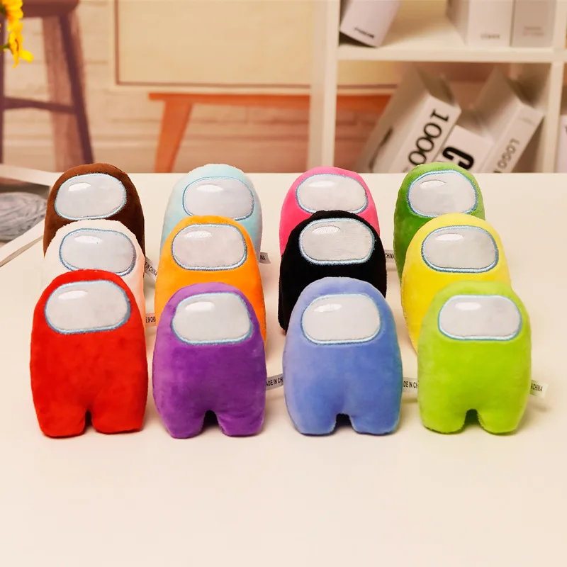 Мягкая Плюшевая плюшевая игрушка среди нас с музыкой кавайная мягкая кукла