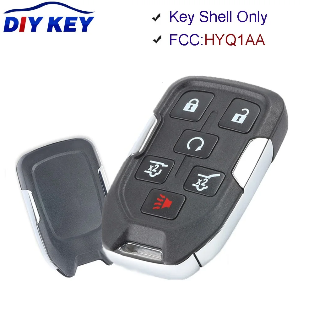 Сменный смарт-ключ DIYKEY 6B с дистанционным управлением чехол Fob FCC ID: HYQ1AA для Chevrolet