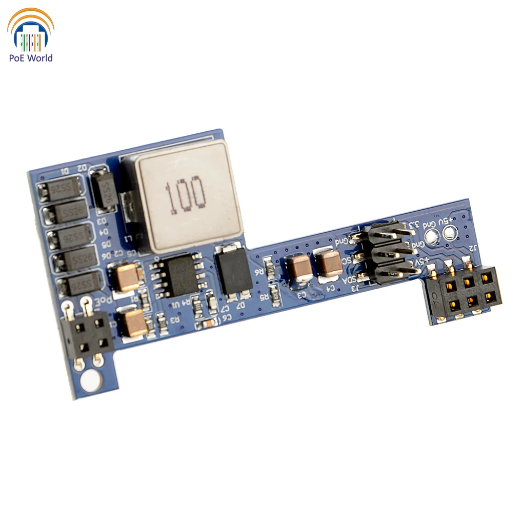 Пассивный PoE или активный PiHat 5 В выход 10 13 Вт для Raspberry Pi 3B + RPI 4B PCB плата включает