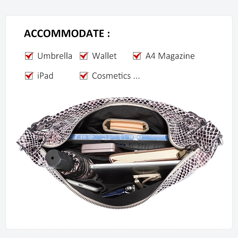 Сумка REALER Женская через плечо кожаная | Багаж и сумки