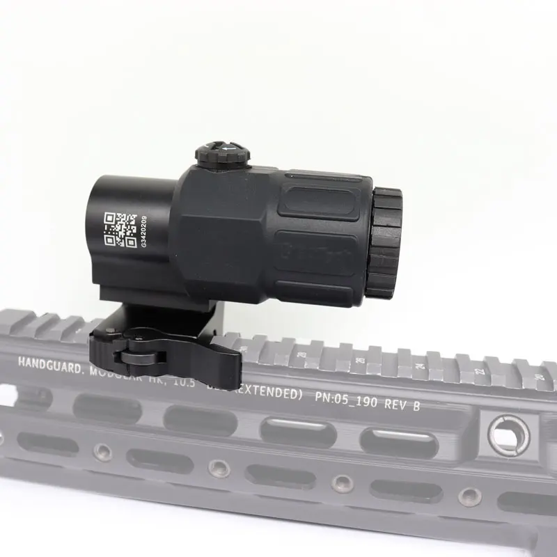 Tactical G33 3x Magnifier Scope Sight with Switch to Side STS QD Mount Fit for 20mm Rail Rifle Gun | Спорт и развлечения