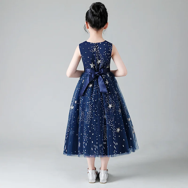 Блестящее платье-пачка для девочек детское вечернее платье принцессы на свадьбу