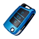 Чехол-книжка для автомобильного ключа, из ТПУ, для VW Volkswagen Golf 7, MK7, Tiguan, MK2, SEAT Ateca, Leon FR 2, Ibiza, Skoda Octavia A7